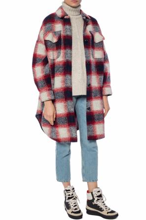 Coat with a plaid motif, zdjęcie 2 Coat with a plaid motif od Isabel Marant Etoile